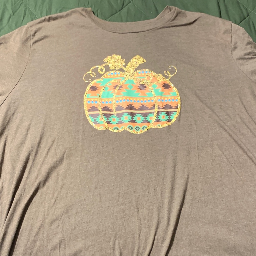 Bella+Canvas Light Brown Pumpkin T-Shirt